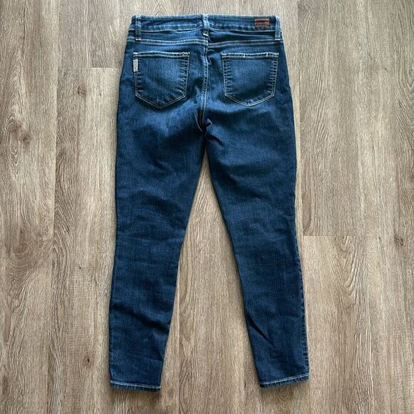 PAIGE Verdugo Crop Andrea Mid Rise Skinny Jeans Size 29 Medium Wash - Picture 7 of 7